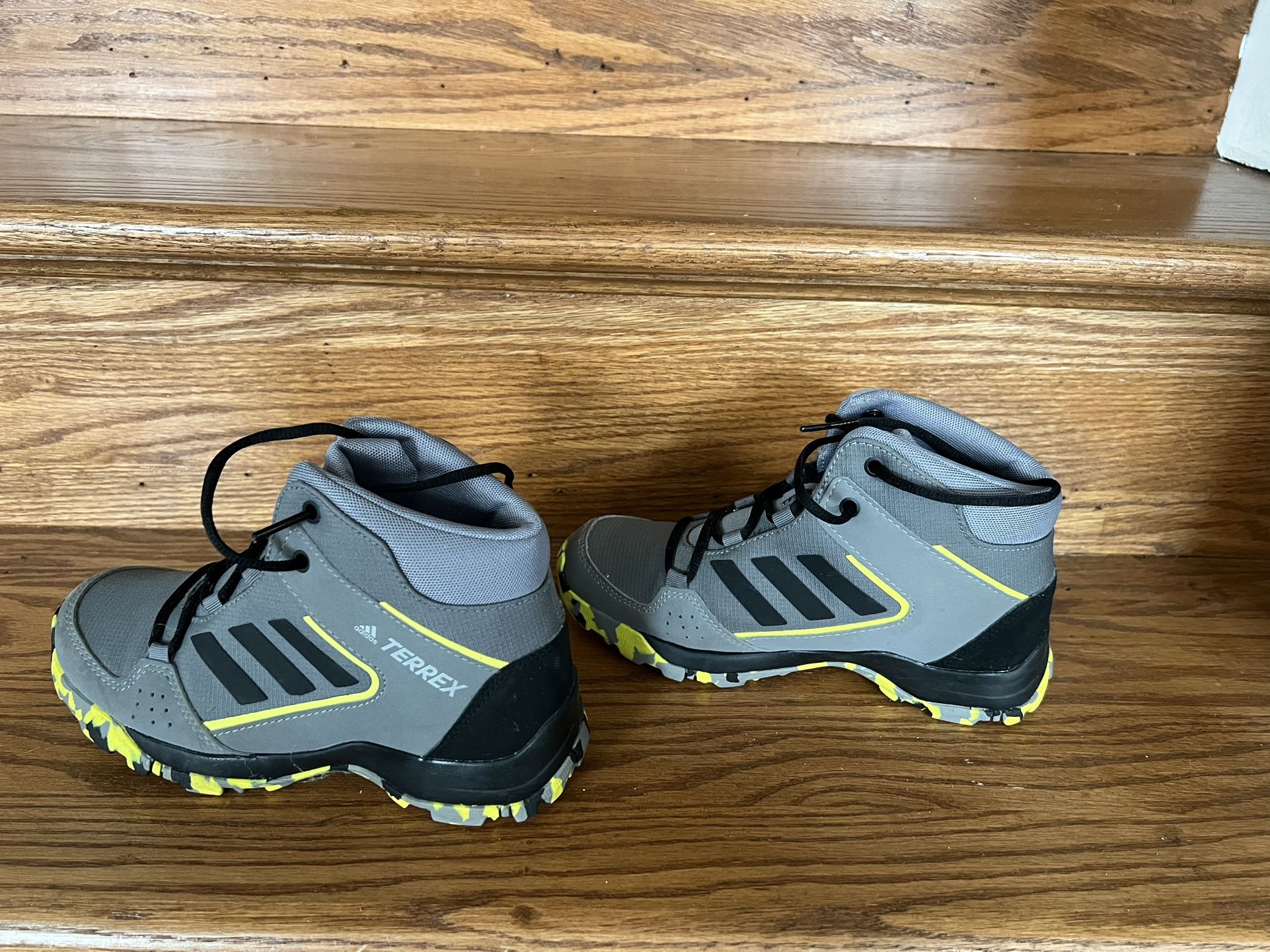 adidas Kids Terrex Hyperhiker Hiking Sneakers Shoes, Size 2