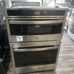 Only $1899 Through Memorial Day GE Double Electric Wall Oven