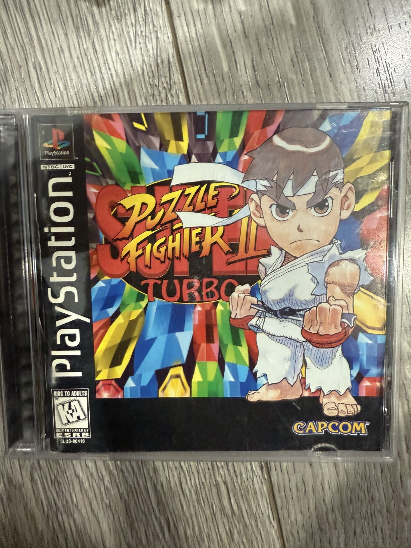 Puzzle Fighter II Turbo For PlayStation.