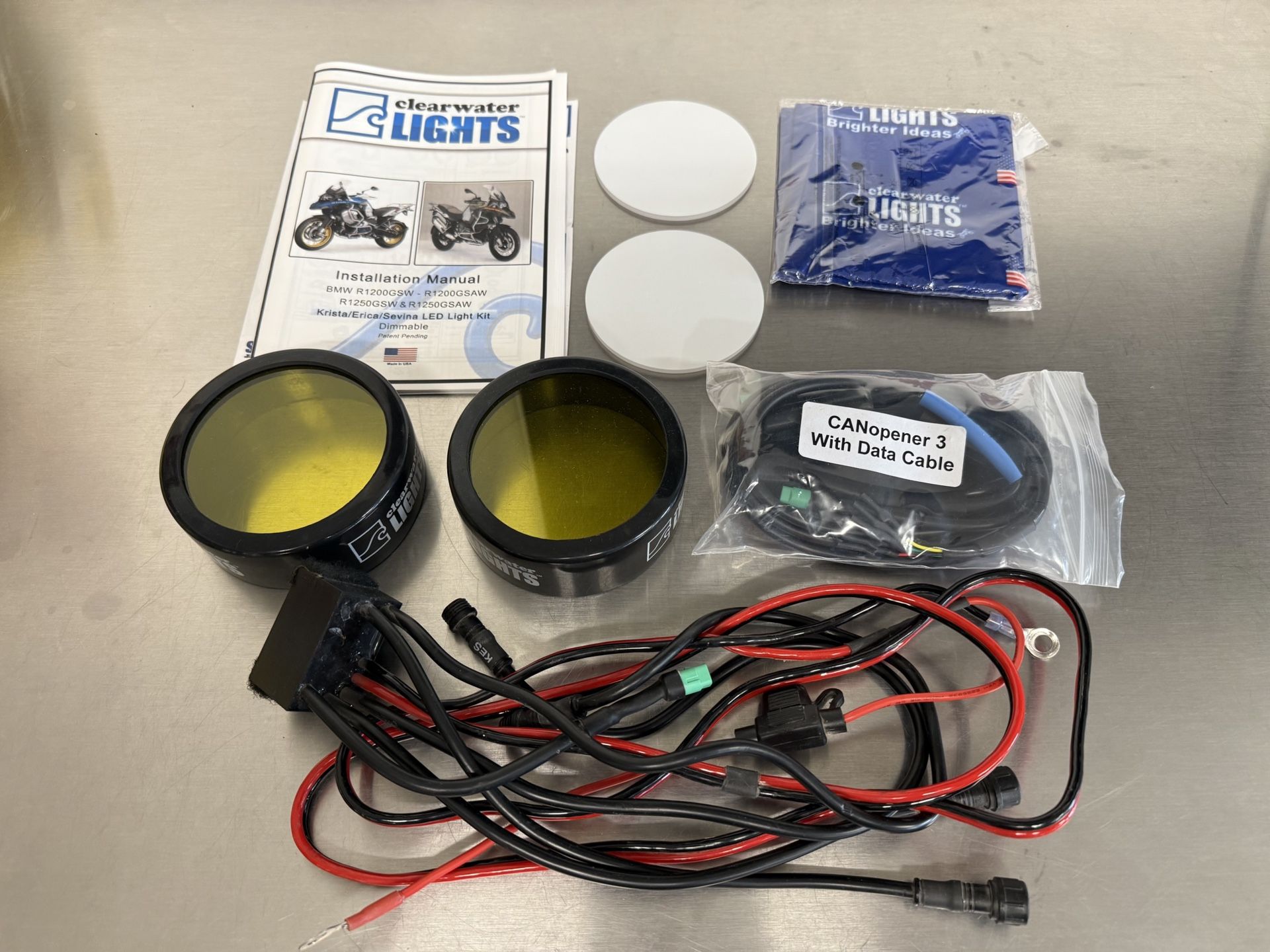 Clearwater Erica Lights for 2014-2024 BMW GSA