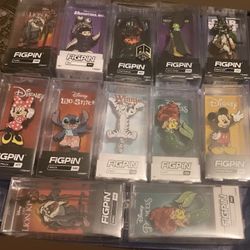 D23 figpins 2022 set of 12 