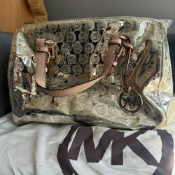 Mk Mirror Gold Purse