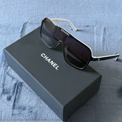Chanel Men’s Shield Sunglasses