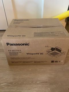 Panasonic WhisperFit Retrofit Ceiling Mount Bathroom Exhaust Fan, 50-80-110 CFM, FV-0511VF1