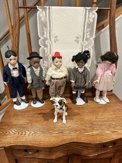 Little Rascals Porcelain Dolls - Full Set