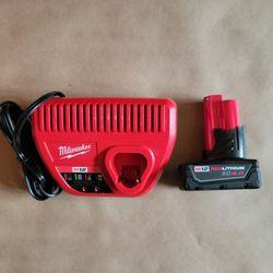Milwaukee M12 4.0 Battery & Charger