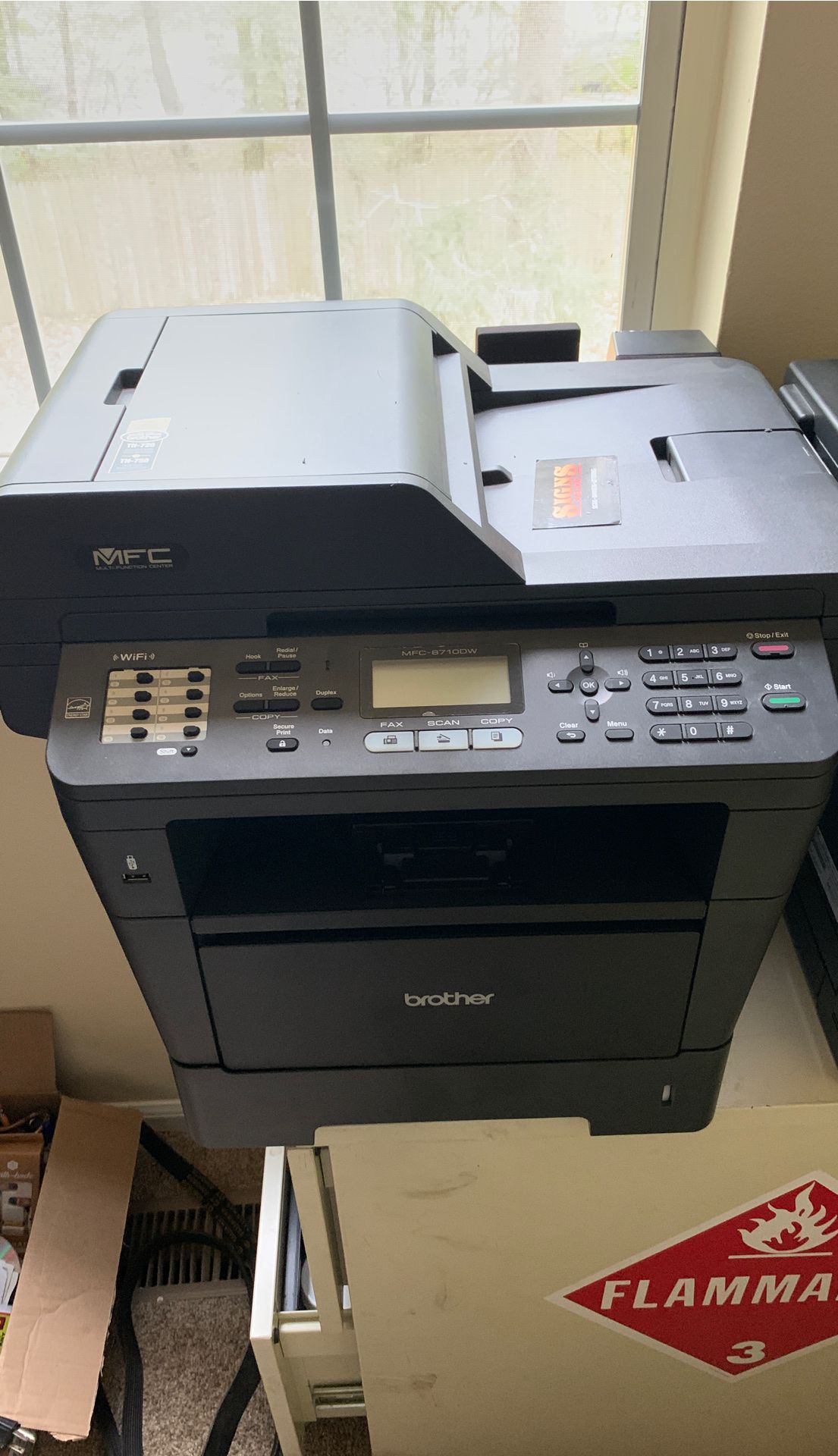 Brother printer & Scanner with monitor