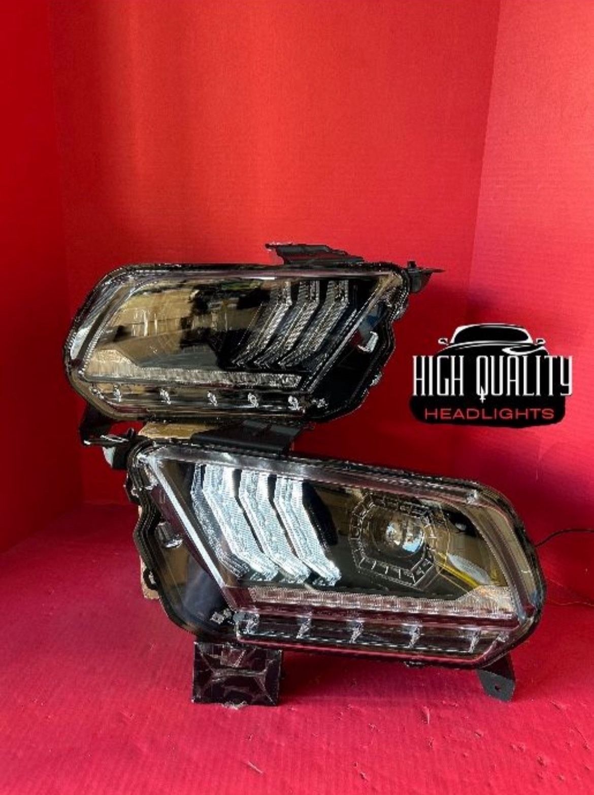 Ford Mustang 2010. 2012 Headlights.