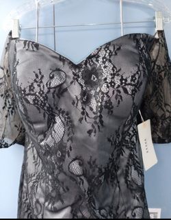 Black Lace Mermaid Dress