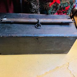 Antique Buggy Storage Trunk