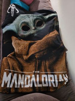 Mandalorian fleece blanket