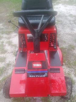 Toro wheel horse online recycler rider