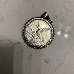 Silver Pendant Coin 