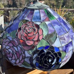 stained glass lamp NOW $120