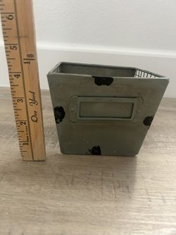 Small Vintage Metal Basket