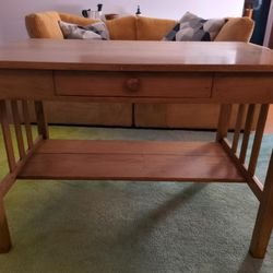 Solid Oak Mission Style Desk