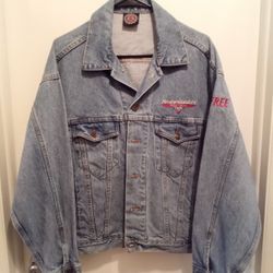 Vintage Harley Davidson New York Cafe Jean Jacket