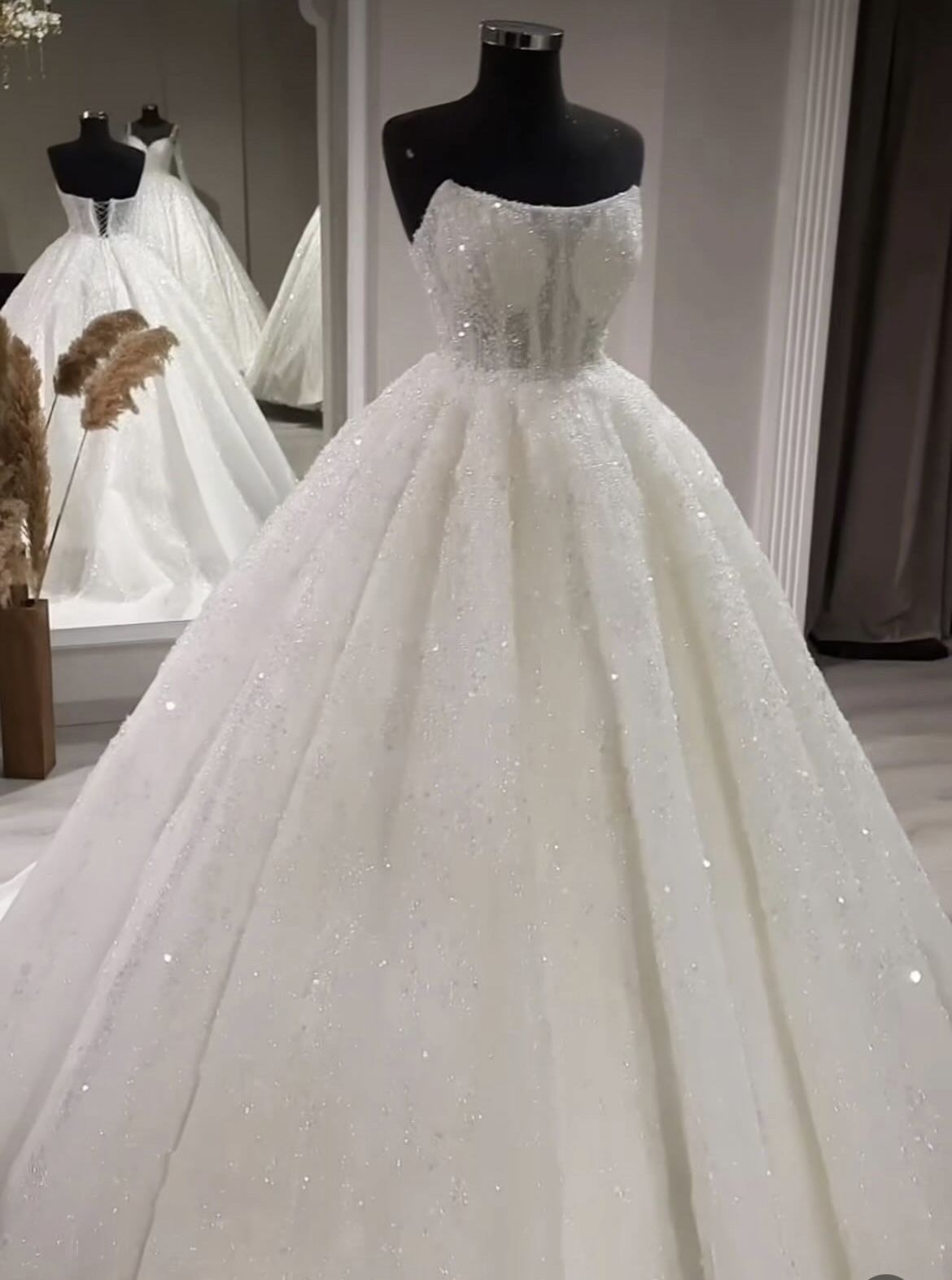 Elegant ballgown Wedding Dress