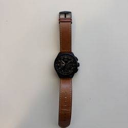 Timex TIM2P271 Linear Chronograph Brown Leather Watch