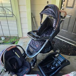 Monbebe Bolt Travel System Stroller and Infant Car Seat - Urban Boho Other