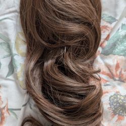 Ponytail Extension - 13" - Med. Brown - In Package Never Worn