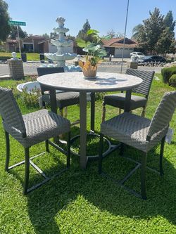 new patio table set 6 pc