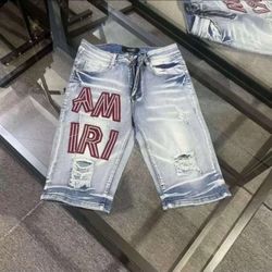Amiri Jean Shorts