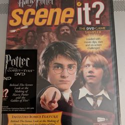NEW SEALED Harry Potter Scene It? The DVD Sampler. Loaded With Movie Clips, Stars And On Screen Challenges! Bonus: Behind The Scenes Look At The Makin