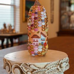 Ceramic Corn Husk Art $20