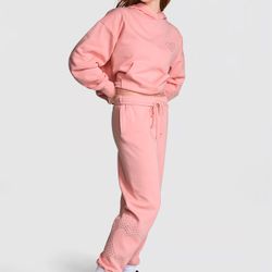 PINK Bling Hoodie & Jogger Set 