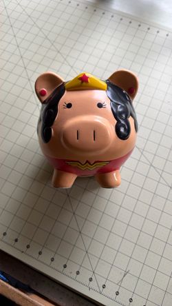 Wonder Woman Ceramic Piggy Bank