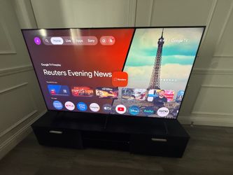 Sony 65 inch 4K LED TV, stand, & backlight