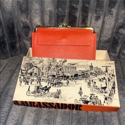 Beautiful Vintage Ambassador Leather Wallet