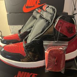 NIKE AIR JORDAN PATENT SIZE 8