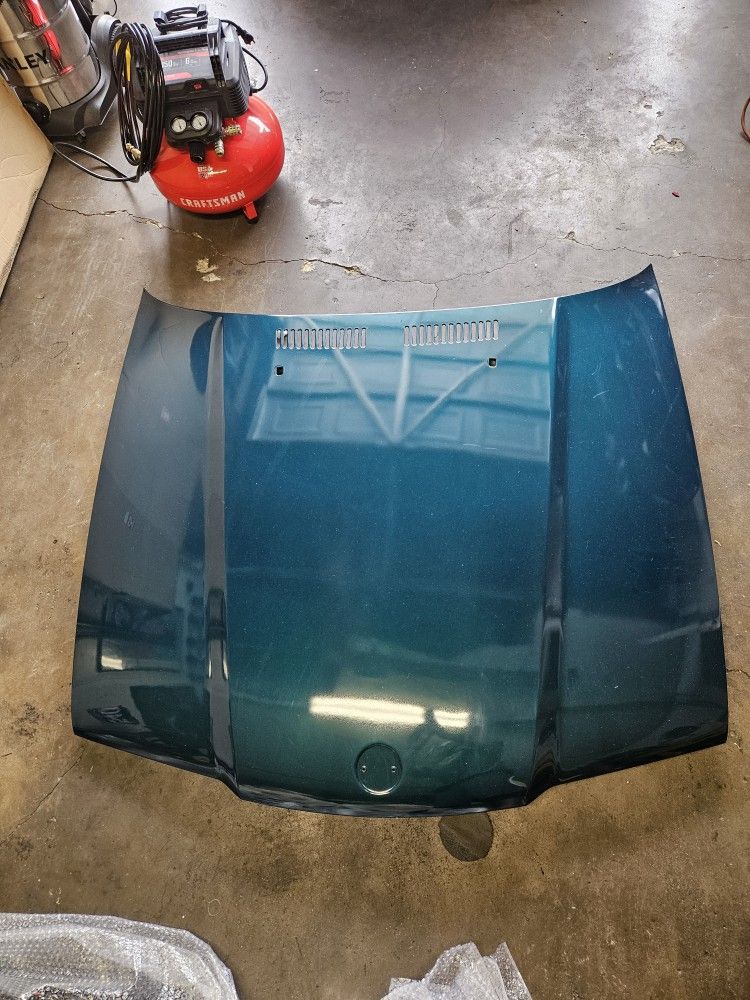 E36 Coupe Boston Green Hood