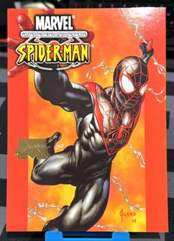 ULTIMATE SPIDER-MAN #1 2023(2024) Marvel Masterpieces XL 5x7 WHAT IF GOLD /1499
