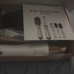 6 In 1 Hair Dryer & Styling Tools 