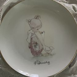 Precious Moments Month Plate 