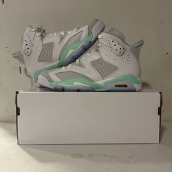 Woman’s Air Jordan 6 Mint-foam