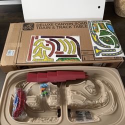 New In Box Step 2 Deluxe Canyon Road Train And Track Table