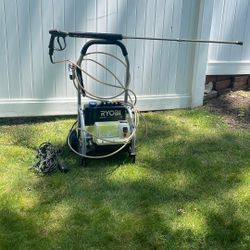 Ryobi Electric 1700 PSI Pressure Washer Upgraded Hose Plus All Tips