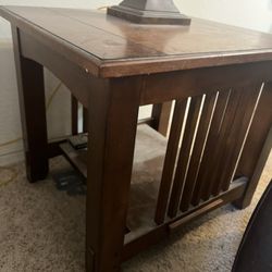 Coffee Table And Matching End Table 