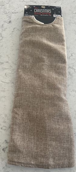New Burlap Christmas Tree Skirt 