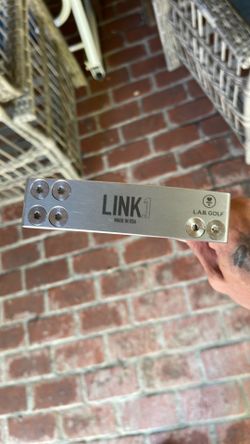 LINK.1 putter with head cover lab. golf