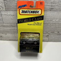 Vintage Matchbox Super World Class Gray  ‘1993  Aston Martin DB - 7 / The Elite of  World Class Vehicles • Die Cast Metal • Made in Thailand 