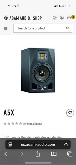 Adam Audio A5xs Studio Monitors
