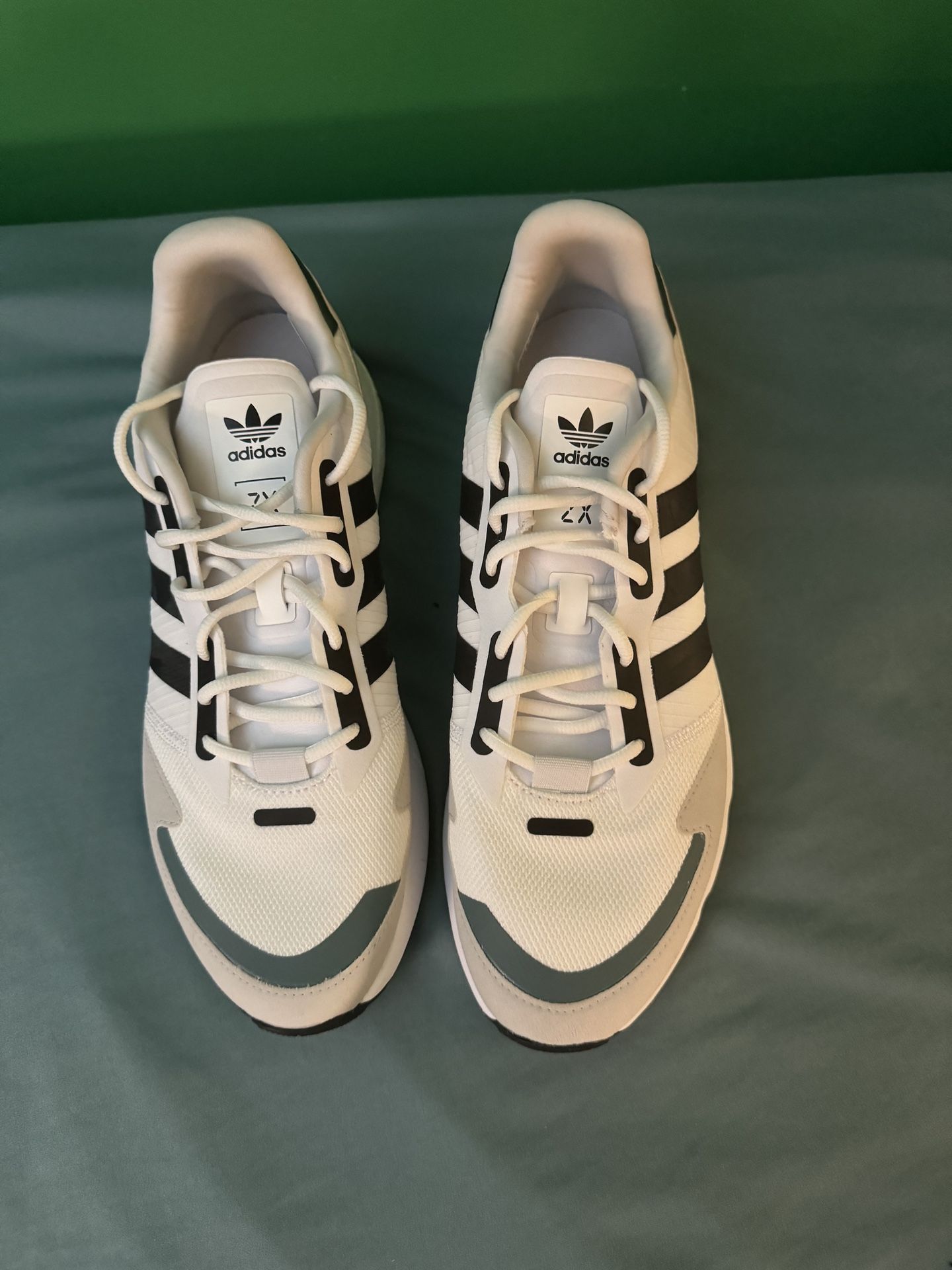 Adidas ZX 2K Boost White Hazy Emerald Size 11.5