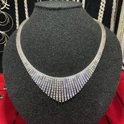 Silver Women Necklace 