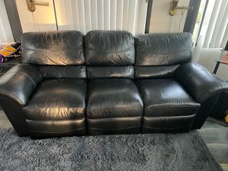 Leather Recliner Couch
