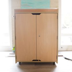 Lakeshore Mobile Teaching Cabinet Shelves 